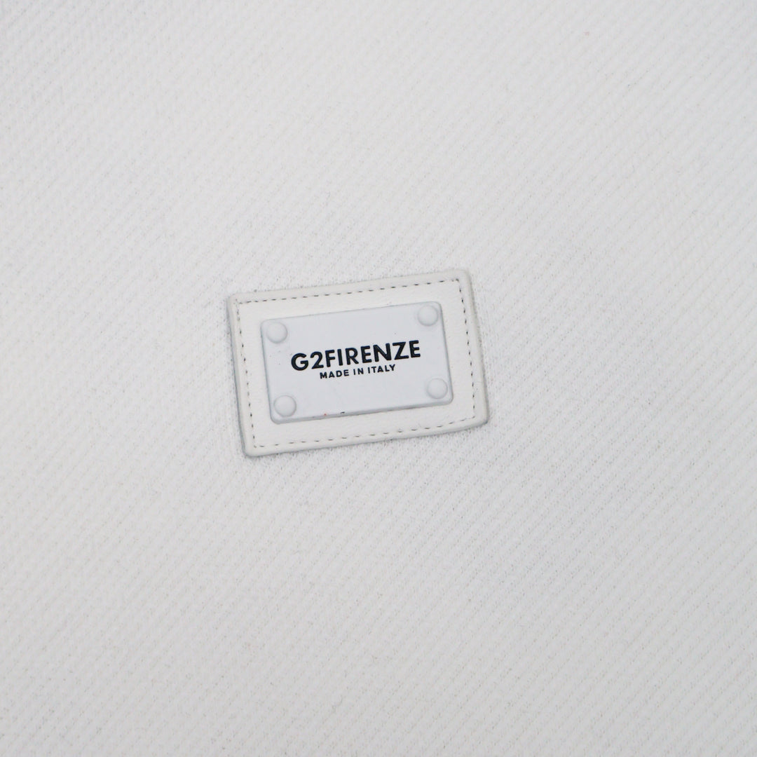 STEEL - Felpe - Uomo - G2 FIRENZE - STEEL WHITE - Design Minimal - Bianco Luminoso - Design Pulito - Look Casual & Raffinato - Abbigliamento Autunno Inverno