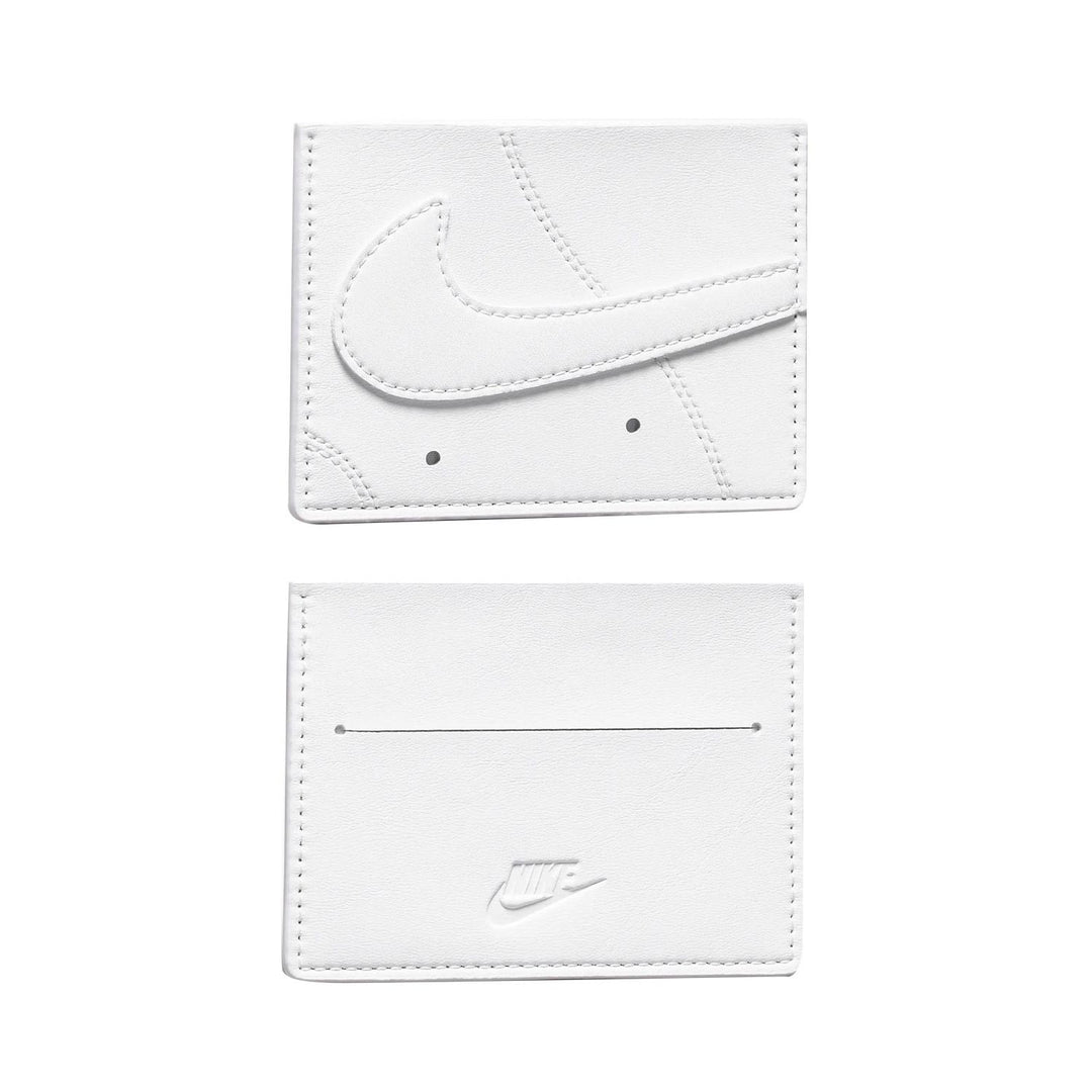 N1009738176OS - PORTACARTE UNISEX ADULTO NIKE ICON AIR FORCE 1 TOTAL WHITE BIANCO