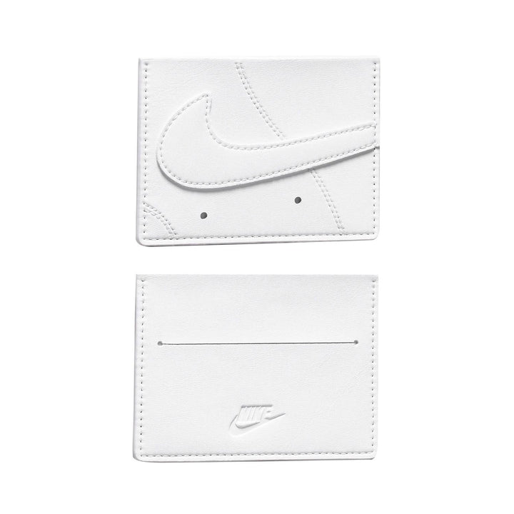N1009738176OS - PORTACARTE UNISEX ADULTO NIKE ICON AIR FORCE 1 TOTAL WHITE BIANCO
