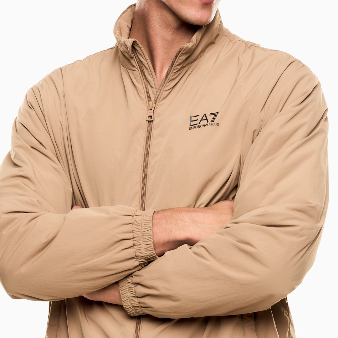 TUTA UOMO COMPLETA EA7 EMPORIO ARMANI CORE IDENTITY NYLON BEIGE TIGERS EYE & BLACK 7M000954 AF13190