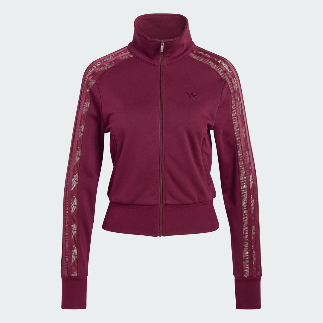 GIACCA ADIDAS ORIGINALS FIREBIRD LACE TRACK TOP BORDEAUX