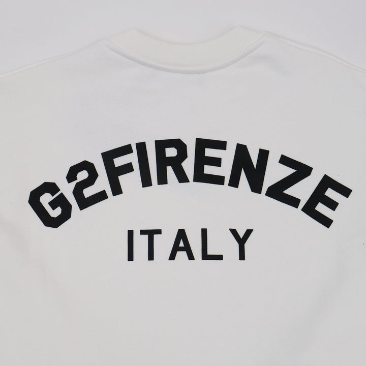 STEEL - Felpe - Uomo - G2 FIRENZE - STEEL WHITE - Design Minimal - Bianco Luminoso - Design Pulito - Look Casual & Raffinato - Abbigliamento Autunno Inverno