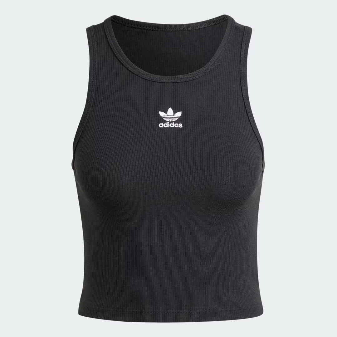 TOP ADIDAS ORIGINALS ESSENTIALS RIBBED BLACK
