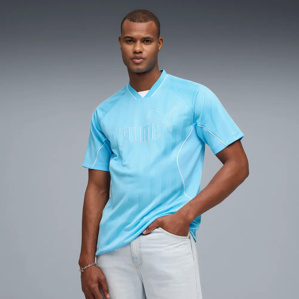 MAGLIA DA CALCIO UOMO PUMA SPORT STRIPE RETRO JERSEY
