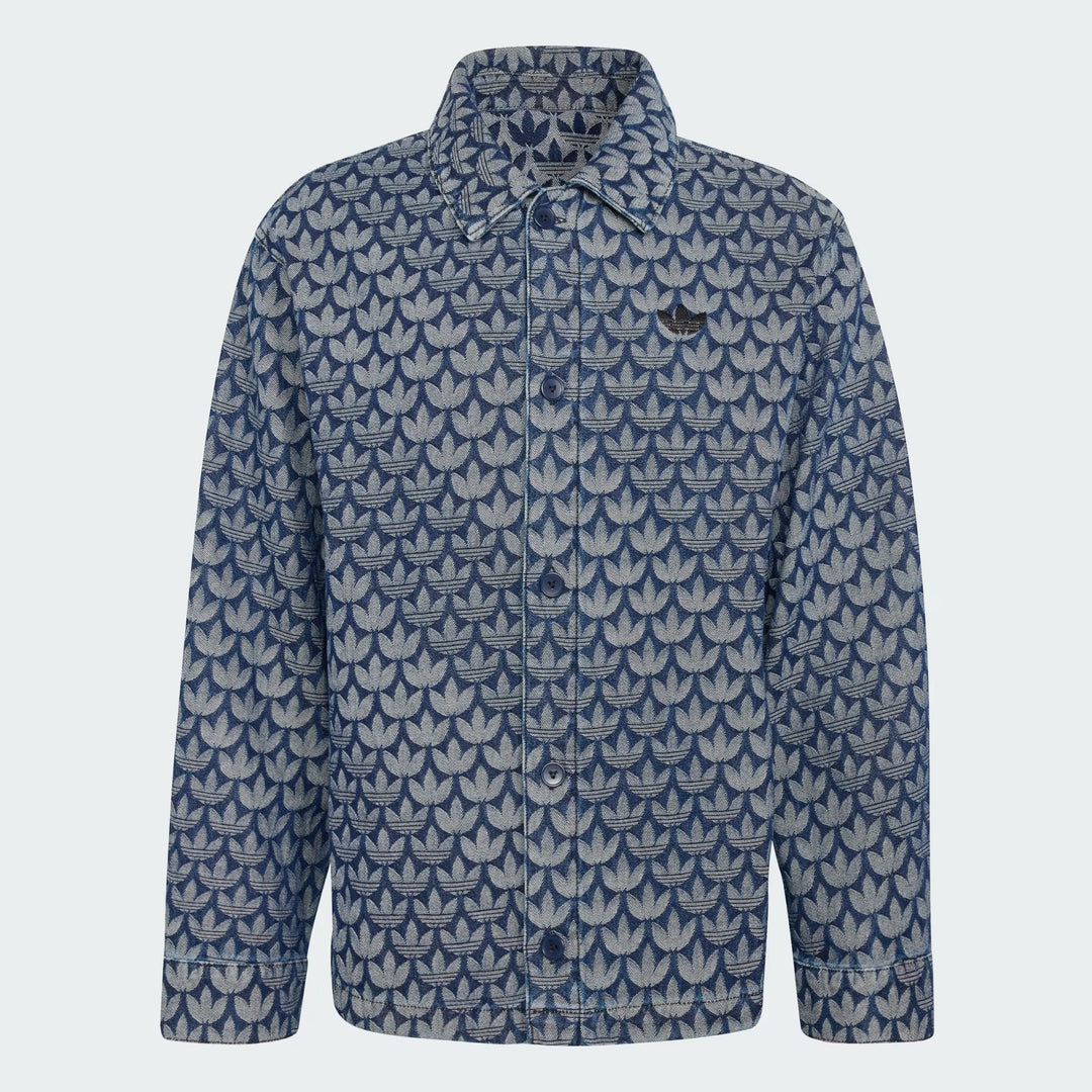 CAMICIA IN DENIM ADIDAS ORIGINALS MONOGRAM – JEANS LOOK
