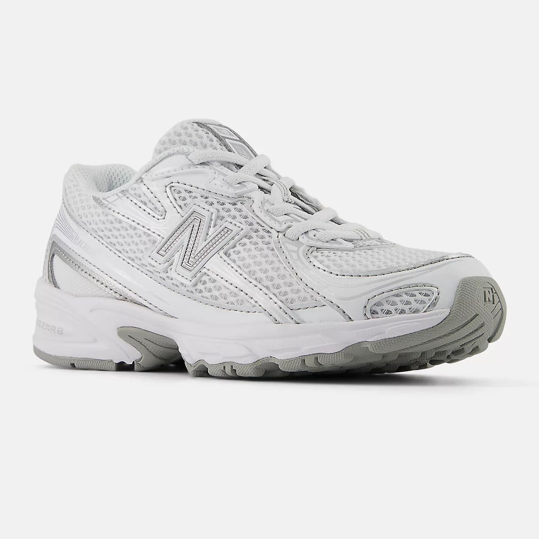 SNEAKERS NEW BALANCE 740 KIDS BIANCO ARGENTO BAMBINI E RAGAZZI