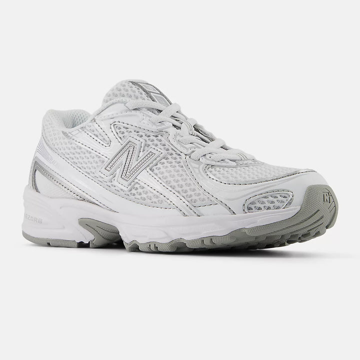SNEAKERS NEW BALANCE 740 KIDS BIANCO ARGENTO BAMBINI E RAGAZZI