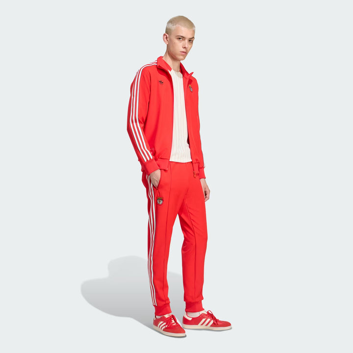 GIACCA UOMO SPORTIVA ADIDAS ORIGINALS BENFICA TERRACE ICONS ROSSA JL5552