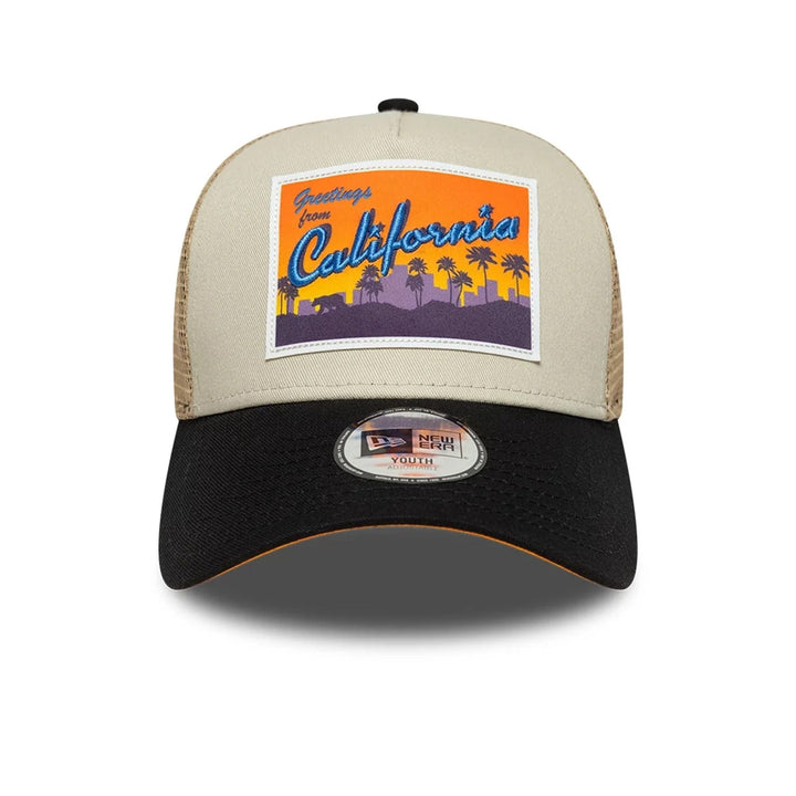 CAPPELLINO TRUCKER JUNIOR NEW ERA 9FORTY A-FRAME "GREETINGS FROM CALIFORNIA"
