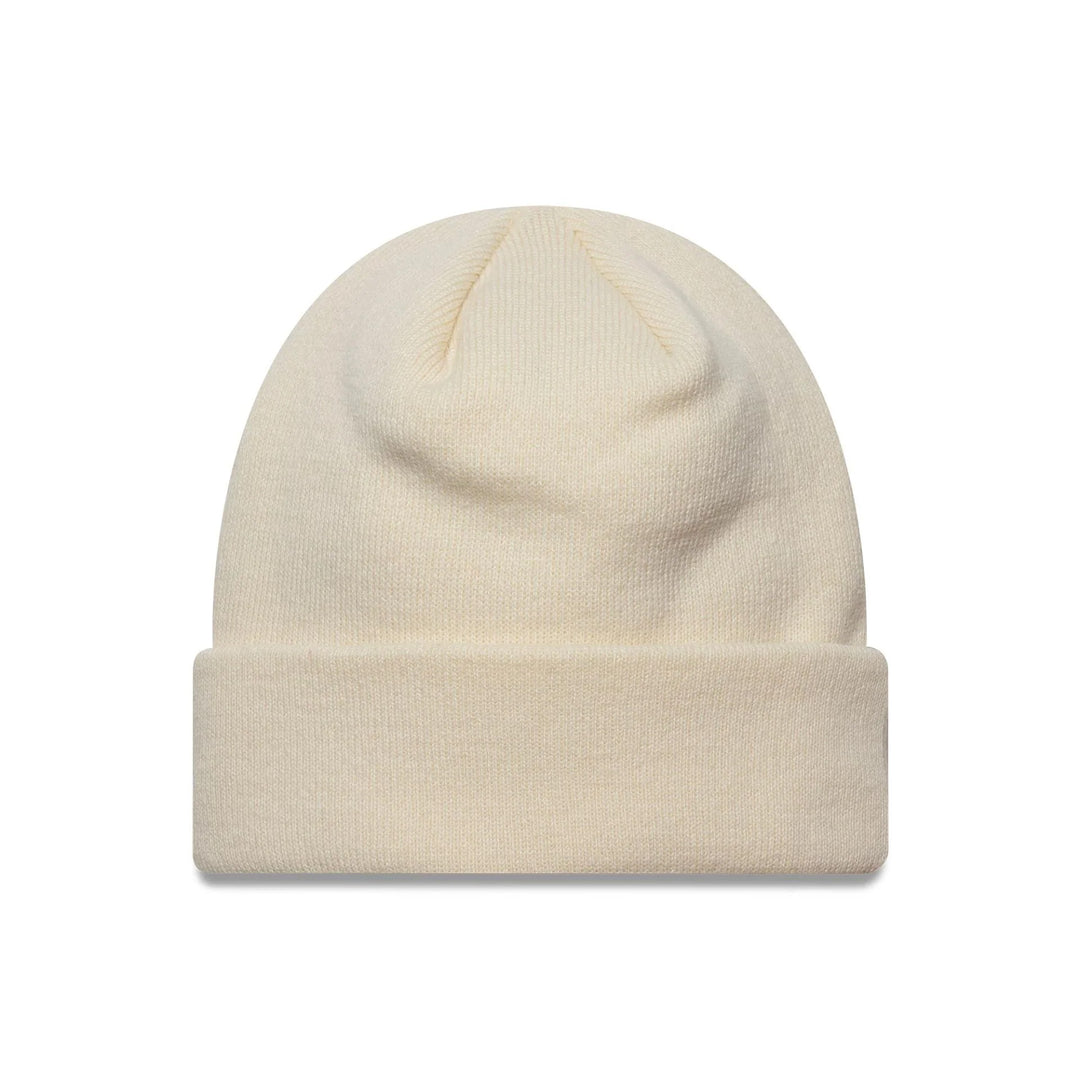 60691295 - Cappelli - Donna - New Era - KNIT BEANIE - New York Yankees - Ricamo Floreale - Stile Sportivo - Off White - Classico Confortevole - Eleganza Invernale