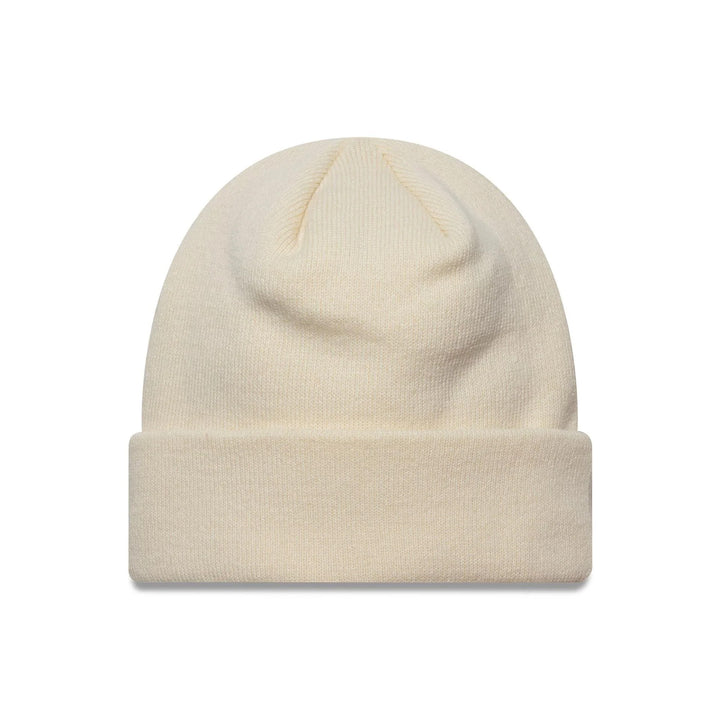60691295 - Cappelli - Donna - New Era - KNIT BEANIE - New York Yankees - Ricamo Floreale - Stile Sportivo - Off White - Classico Confortevole - Eleganza Invernale