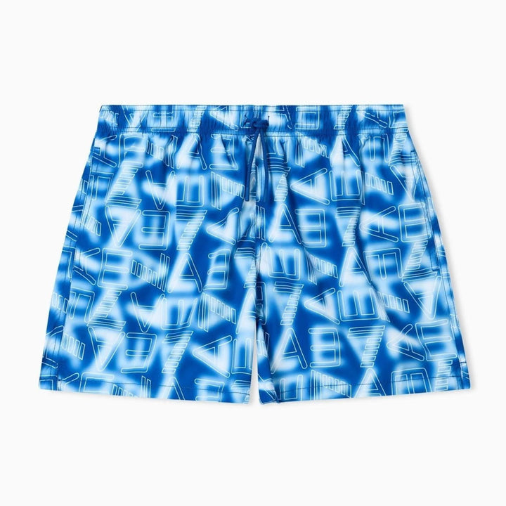 COSTUME BOXER DA BAGNO UOMO EA7 EMPORIO ARMANI STAMPA GRAFICA