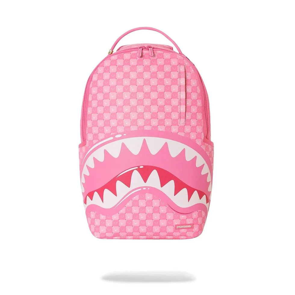 ZAINO UNISEX SPRAYGROUND PINK NEW CHECK FACES ROSA