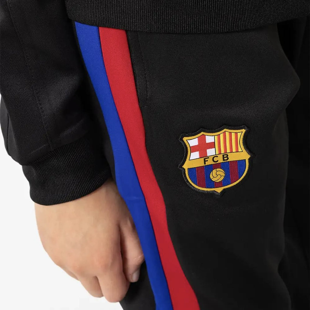 FC BARCELONA BLACK TRAINING TRACKSUIT FOR KIDS AND TEENS 5002CHOUP
