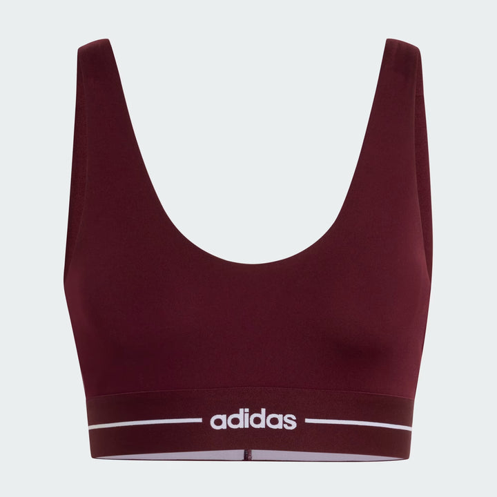 REGGISENO SPORTIVO ADIDAS PERFORMANCE Q1 HYG LS BORDEAUX DONNA