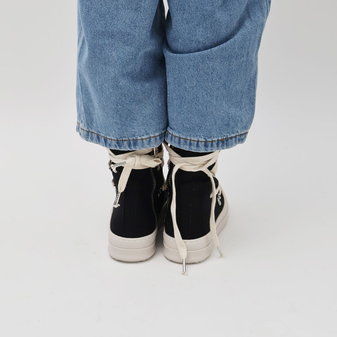 SNEAKERS THEATER TELA GANCI HIGH-TOP BLACK/BEIGE
