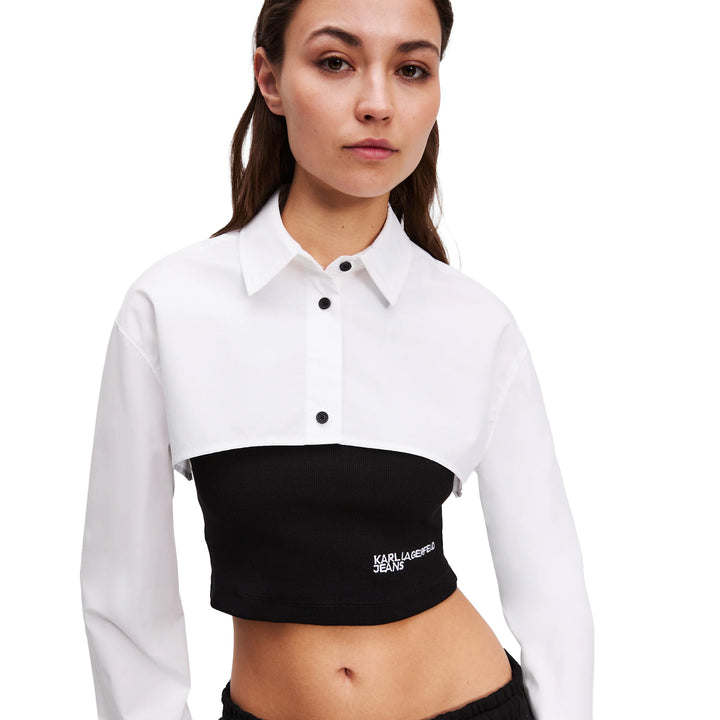 A3W11006 - T-Shirt e Polo - Donna - KARL LAGERFELD - Minimalista - Casual - Look Nitido - Abbigliamento