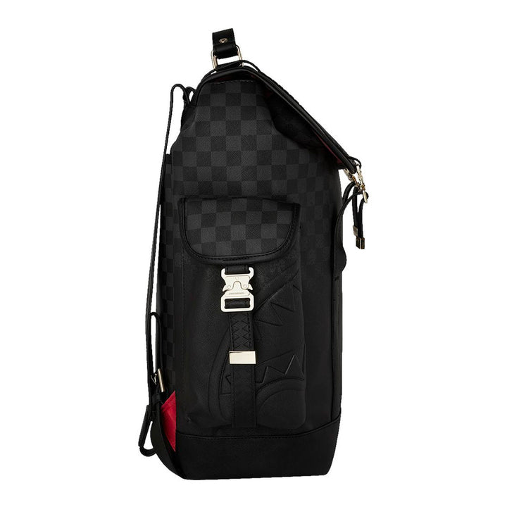 ZAINO BACKPACK SPRAYGROUND SPRITZ BLACK MONTE CARLO SIMILPELLE CHECKERBOARD 910B8279NSZ