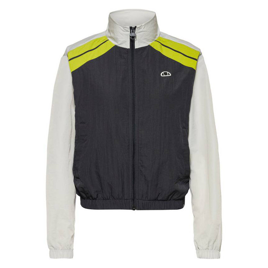 EHW251W25 - GIACCA FELPA DONNA TRACK TOP ELLESSE SARTORIA NERONE – NERO, GIALLO E BIANCO