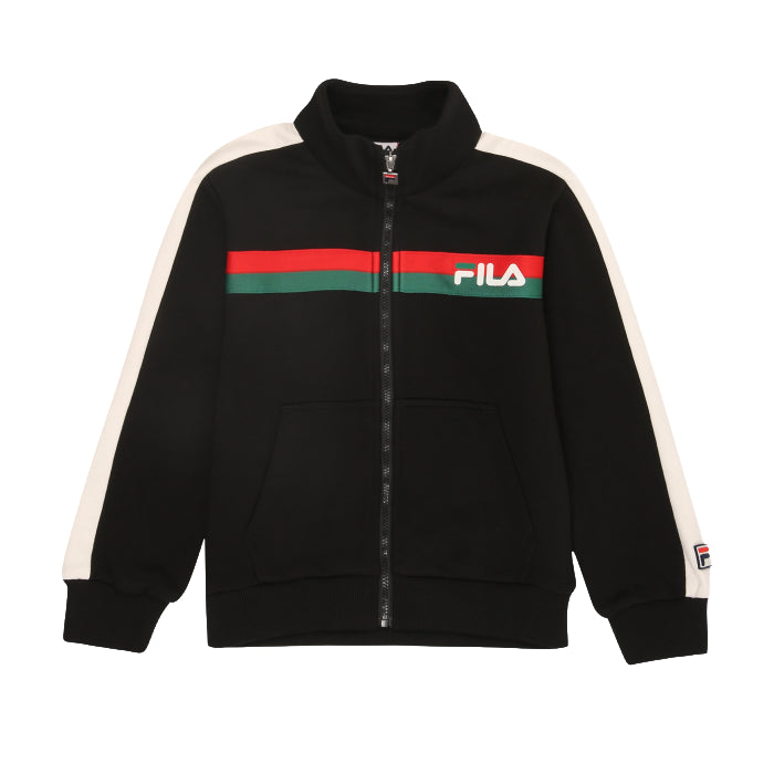 FAK0441 - Felpe - Fila - Bambini/Ragazzi - DESANA COLOR BLOCK - Cromatica - Tessuto - Comodo - Design Vibrante - Look Sportivo - Chiusura Full Zip - Dinamica - Abbigliamento Autunno Inverno