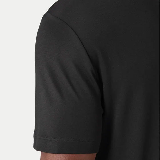 T-SHIRT UOMO EA7 EMPORIO ARMANI CON PATCH LOGO GOLD