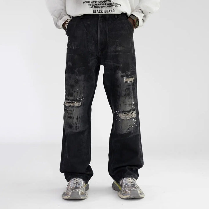 17407 - PANTALONE - Black Island
