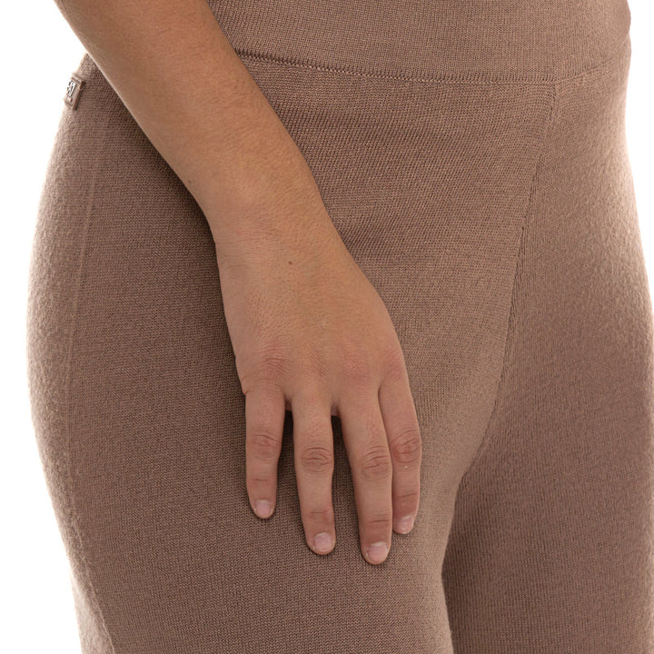 7W000778 AF17576 - Pantaloni - EMPORIO ARMANI - Nero / Marroncino - Comfort & Versatilità - Look Casual Chic - Abbigliamento Autunno Inverno