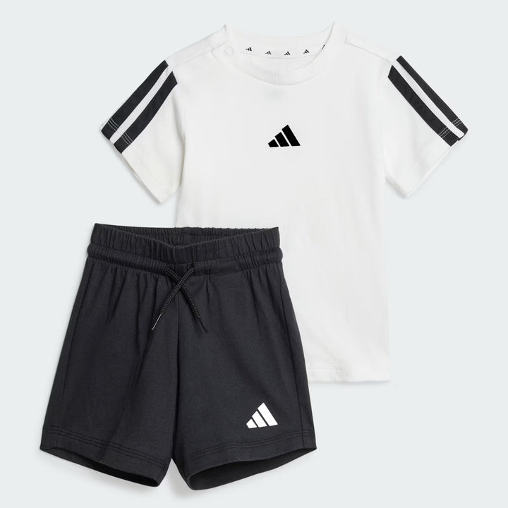 COMPLETINO ADIDAS ESSENTIALS TEE INFANT BIANCO/NERO