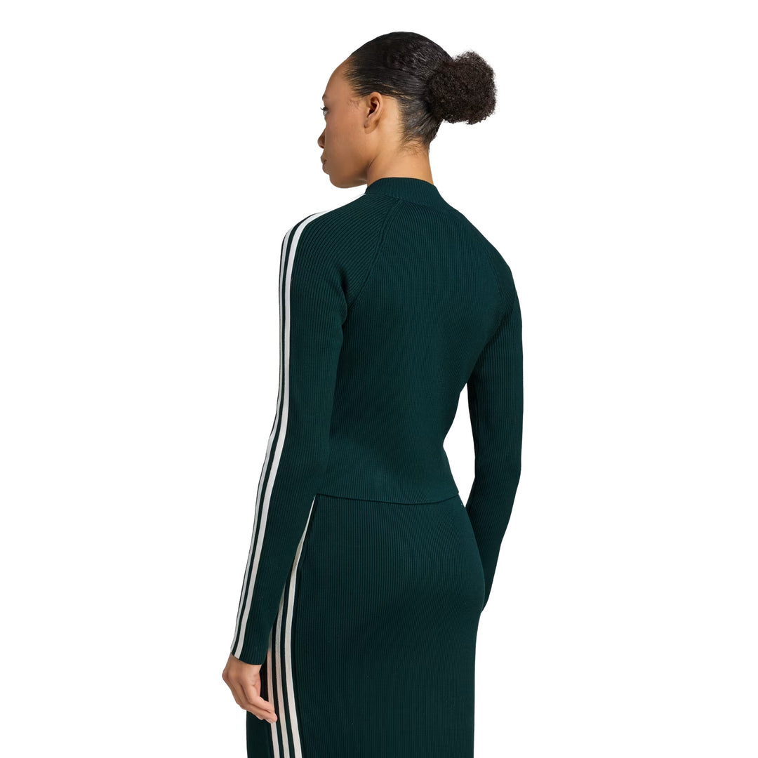 JY2599 - FE - Adidas - ORIGINALS CROPPED RIBBED - Donna - Verde - Stile Moderno - Crop Top -