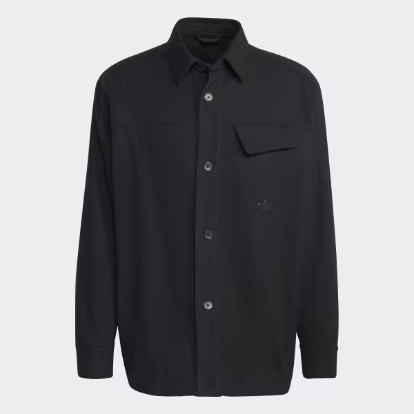 CAMICIA UOMO ADIDAS PREMIUM ESSENTIALS FLANNELLA – NERO – JW0118
