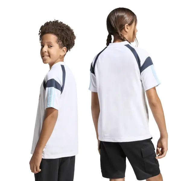 ADIDAS HOUSE OF TIRO GRAPHIC JUNIOR WHITE T-SHIRT KH3802