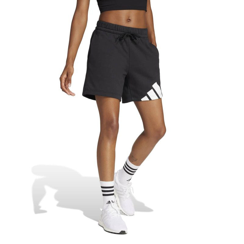 PANTALONCINI ADIDAS ESSENTIALS BIG LOGO FRENCH TERRY JC6262 DONNA NERO