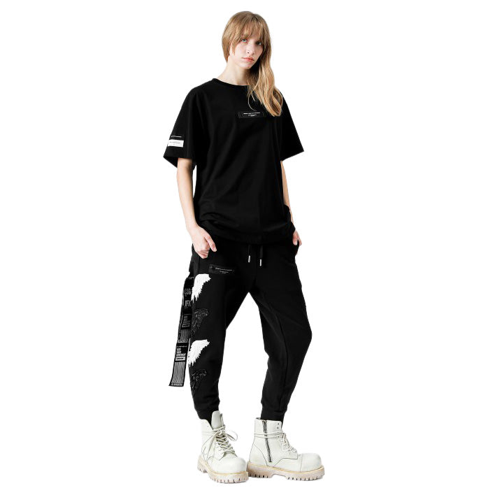 MW093050103 - Pantaloni - Uomo - MWM - JOGGER/CARGO - Nero - Versatile - Look Strutturato - Monocromatico - Minimalista - Comfort Urbano - Look Casual - Moderno