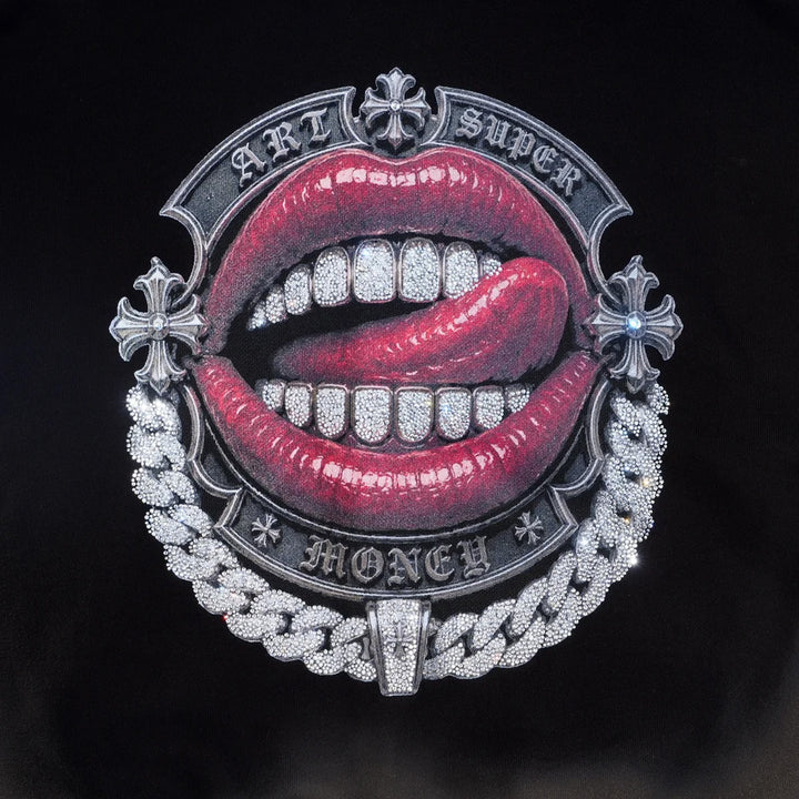 ZIP HOODIE T-BAR - Felpe - Art Super Money