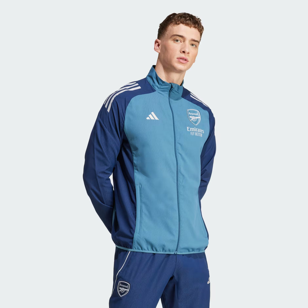 ADIDAS PERFORMANCE ARSENAL FC 25/26 TIRO 25 COMPETITION JACKET SKY BLUE MEN JJ1790