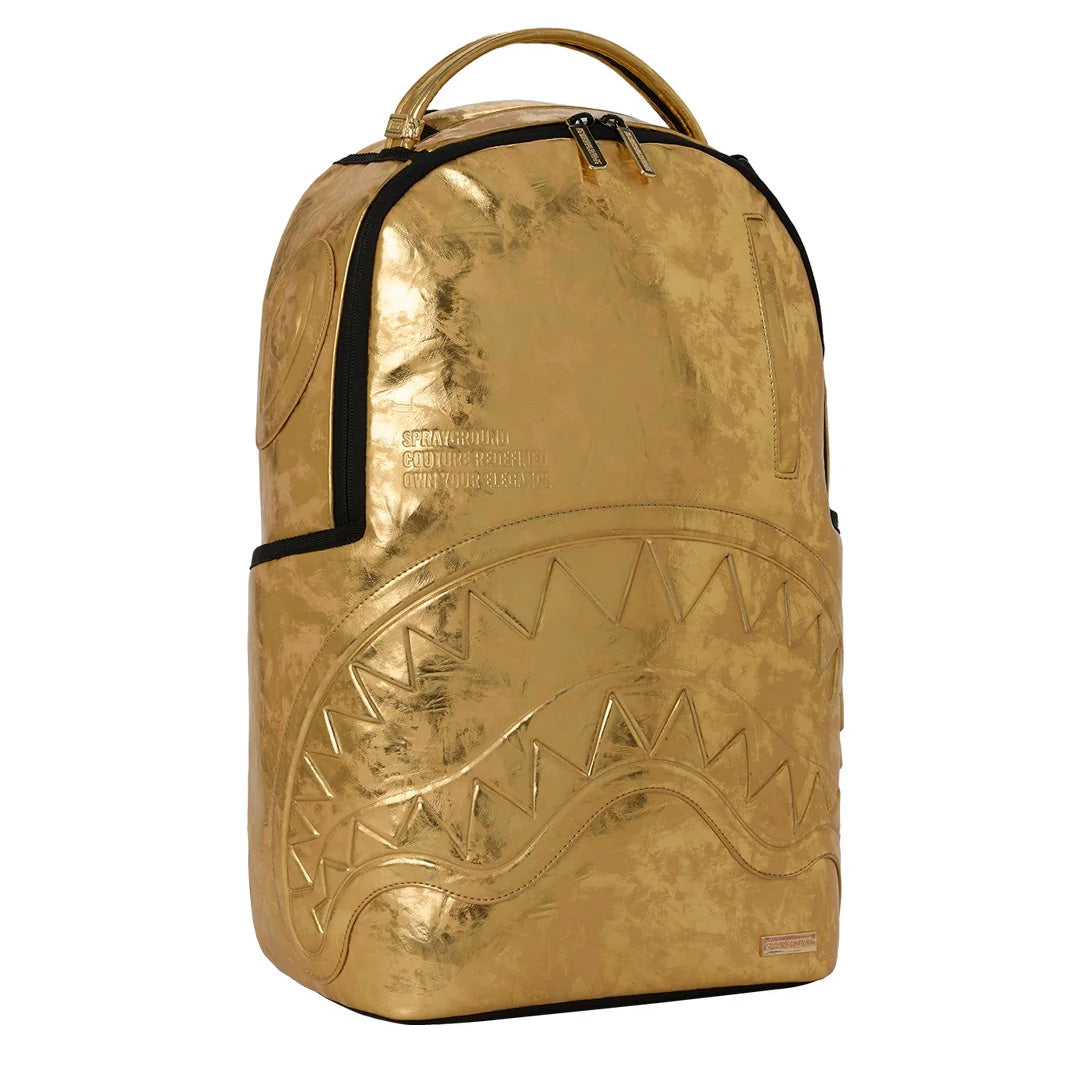 ZAINO UNISEX SPRAYGROUND GOLD WEATHERED DORATO LUCIDO [PREORDER]