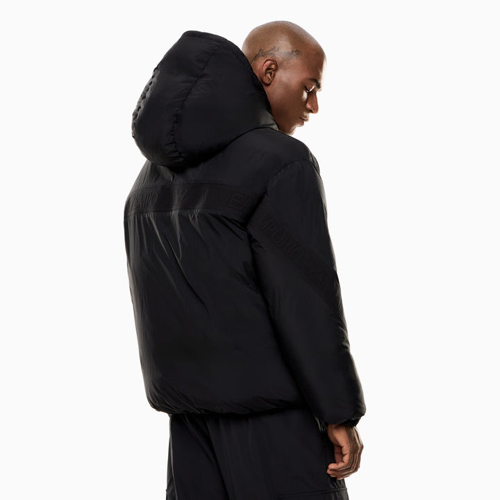 7M000699 AF15951 - GIACCA IMBOTTITA CON CAPPUCCIO EMPORIO ARMANI EA7 NERO