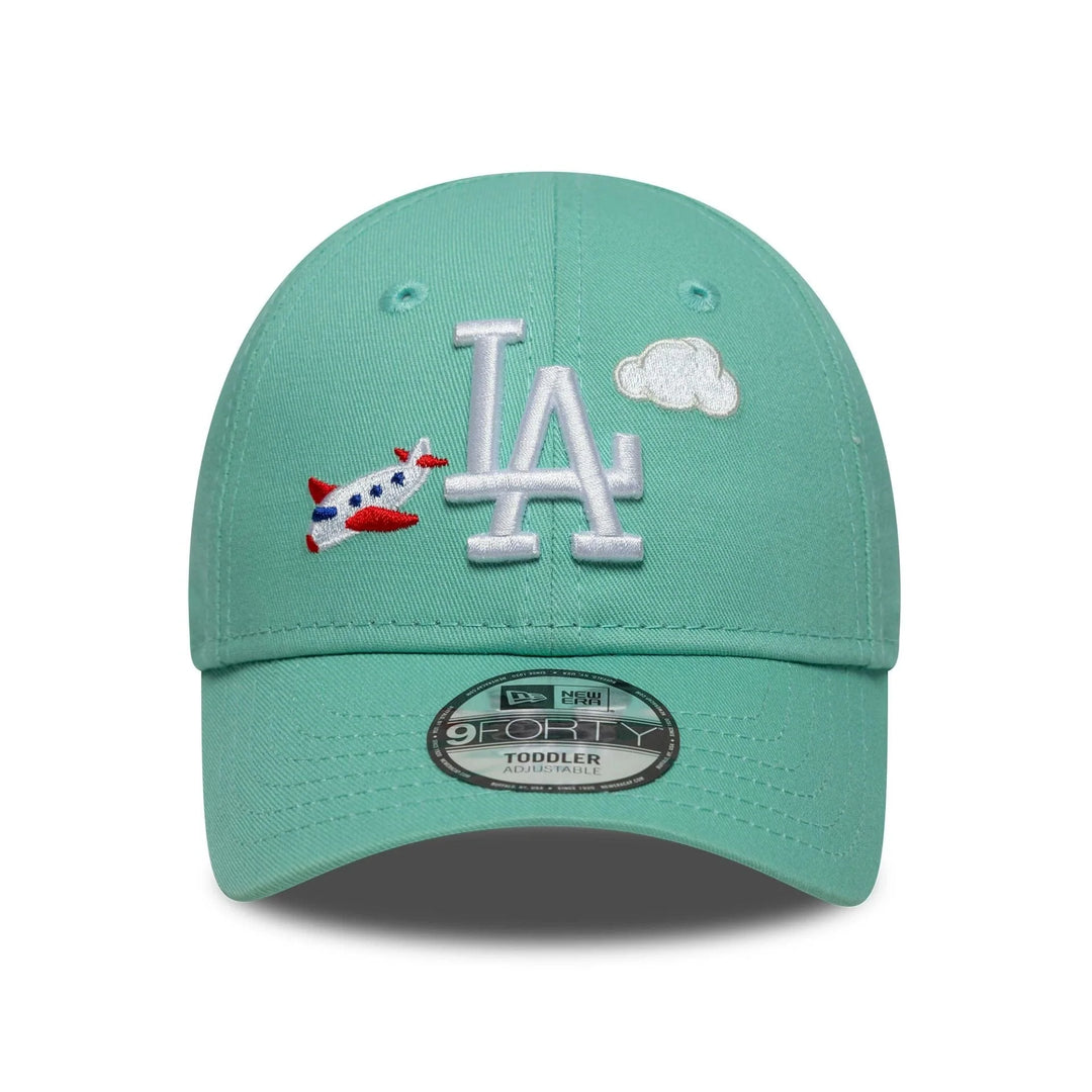 CAPPELLINO BAMBINI NEW ERA 9FORTY LA DODGERS CLOUD & PLANE – PASTEL BLUE – 60771777