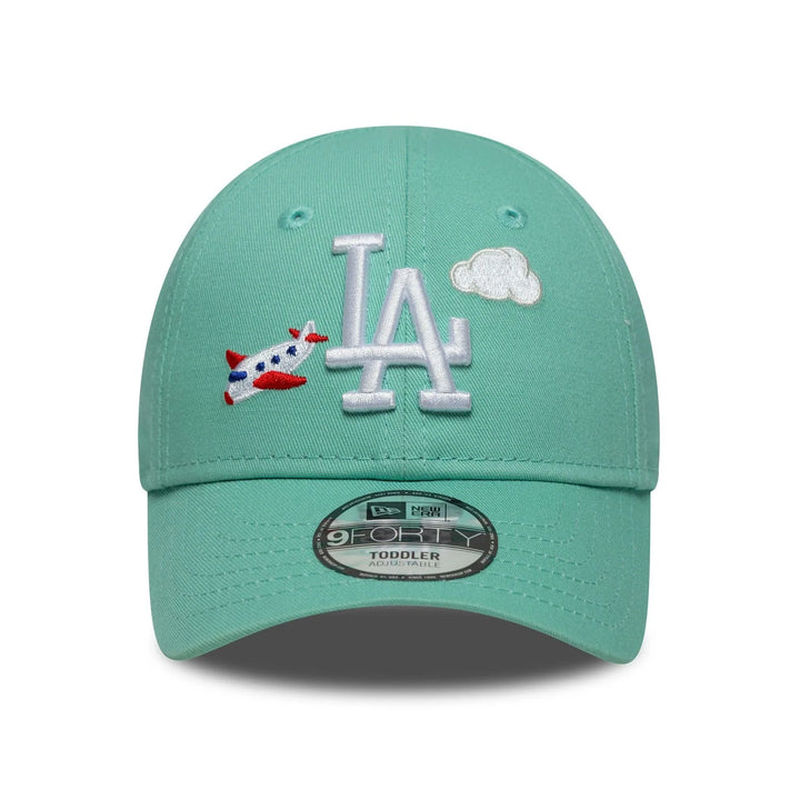 CAPPELLINO BAMBINI NEW ERA 9FORTY LA DODGERS CLOUD & PLANE – PASTEL BLUE – 60771777