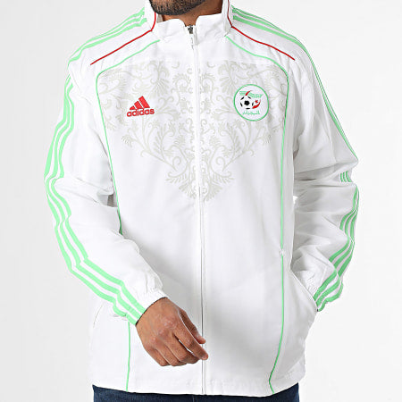 GIACCA UOMO ALLENAMENTO ADIDAS ALGERIA 2025 BIANCA JE5343