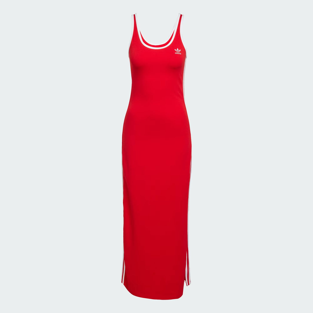 ABITO DONNA ADIDAS ORIGINALS 3-STRIPES TANK MAXI – ROSSO SCARLATTO – JD4620