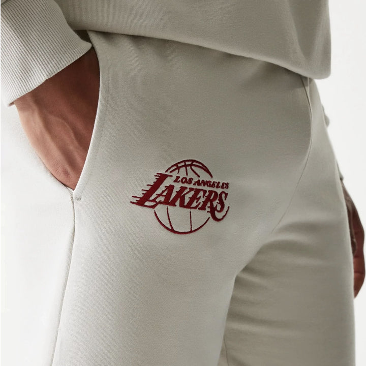 PANTALONCINI NEW ERA NBA LOS ANGELES LAKERS TONAL SHORT BEIGE 60771674
