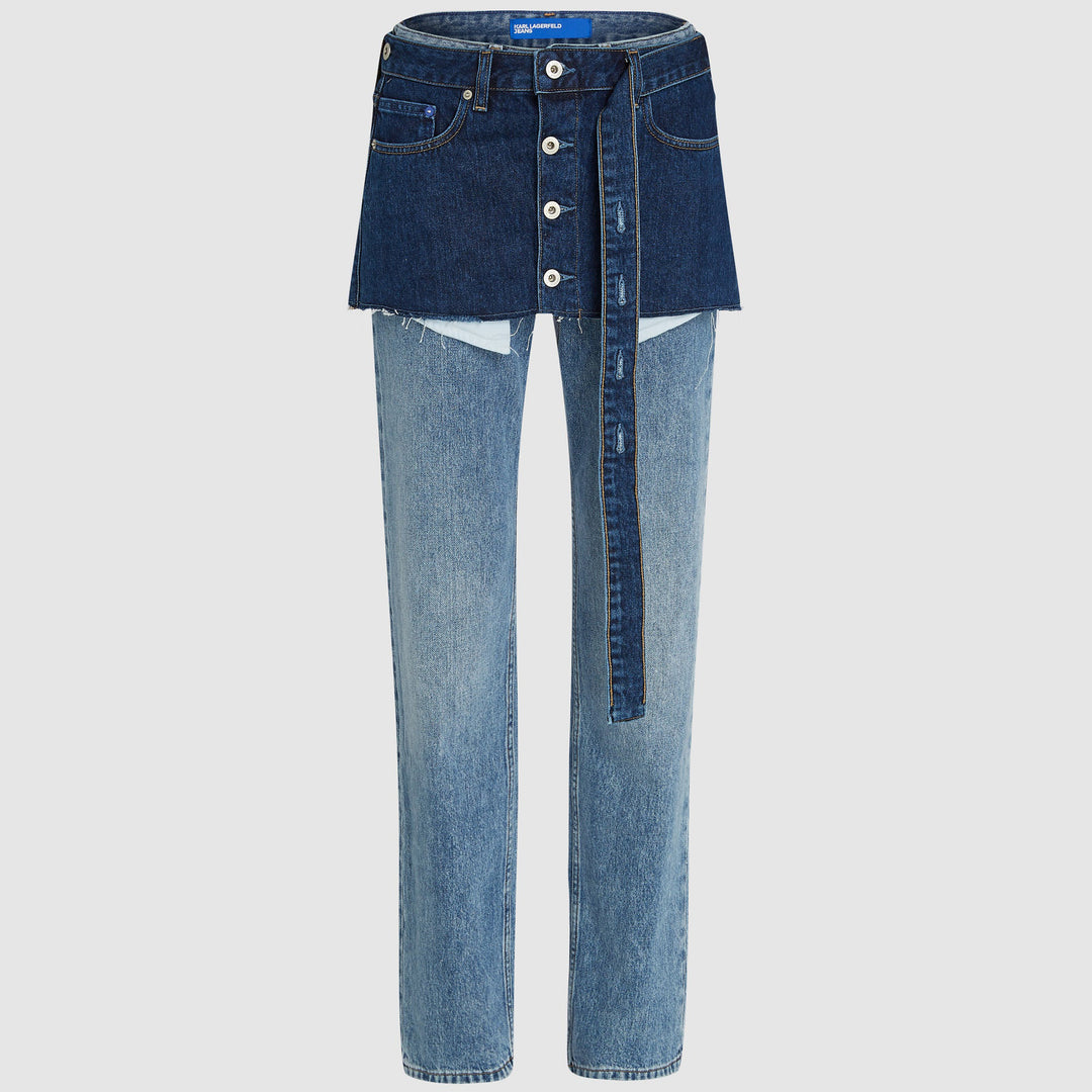 JEANS A SIGARETTA KARL LAGERFELD DESIGN MULTISTRATO DONNA
