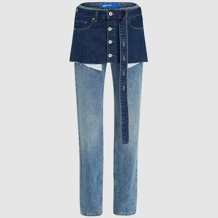 JEANS A SIGARETTA KARL LAGERFELD DESIGN MULTISTRATO DONNA