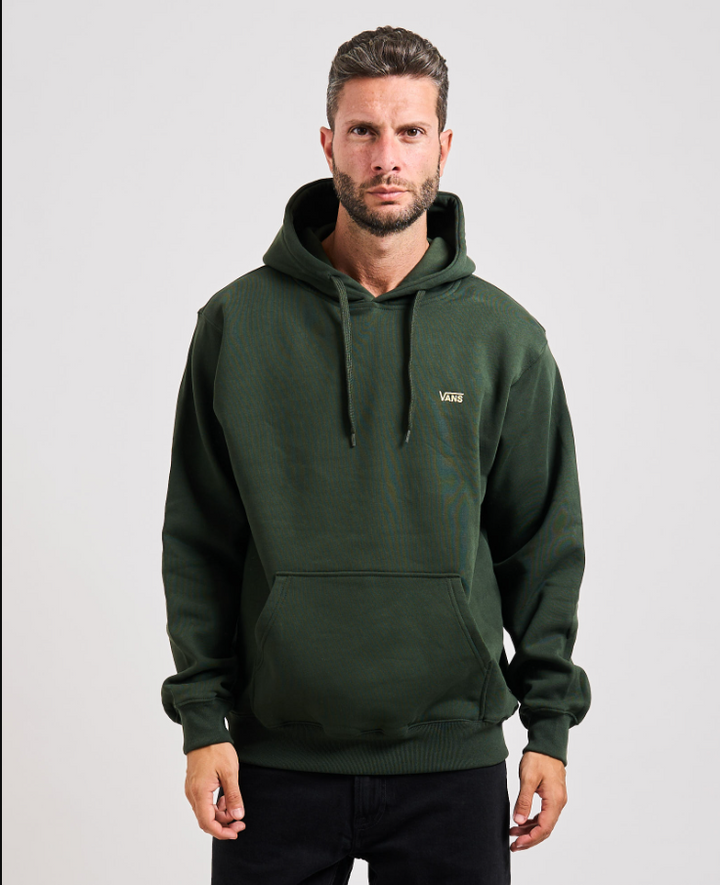 VN000P21 - Felpe - Uomo - Vans - Apparel Mens Sweatshirt - Girocollo - Uomo - Nera & Verde - Casual - Stile Skate Classico - Tessuto Morbido - Look Casual - Abbigliamento Autunno Inverno
