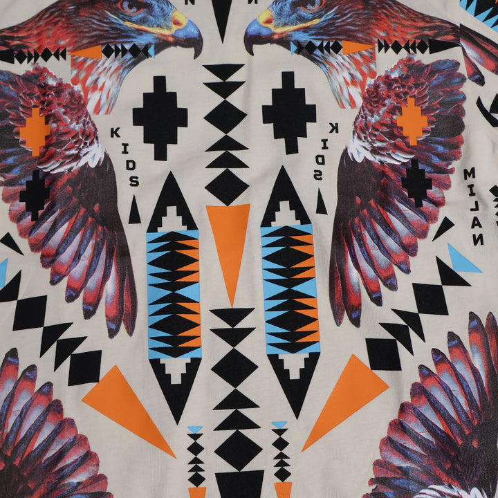 T-SHIRT MARCELO BURLON WINGS "COCCO" MULTICOLOR JUNIOR