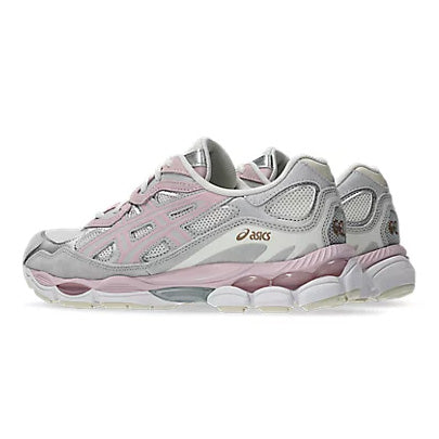 1203A383 - Scarpe - Asics - Uomo - Bianco/Grigio - SNEAKER GEL-NYC - Retro-Running - Mesh Bianco - Scuola - Swoosh - Comfort