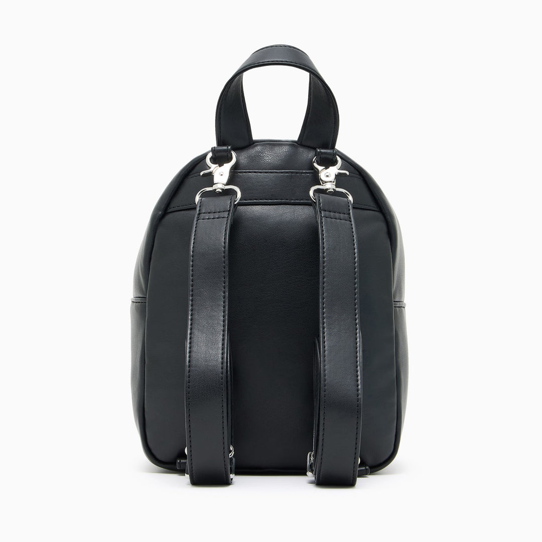 7W000549 AF19109 - Zaini - Mini - Donna - EMPORIO ARMANI - WINTER MIX - Nero - Pelle - Glamour - Look Chic - Sportivo - Bretelle - Accessorio Autunno Inverno