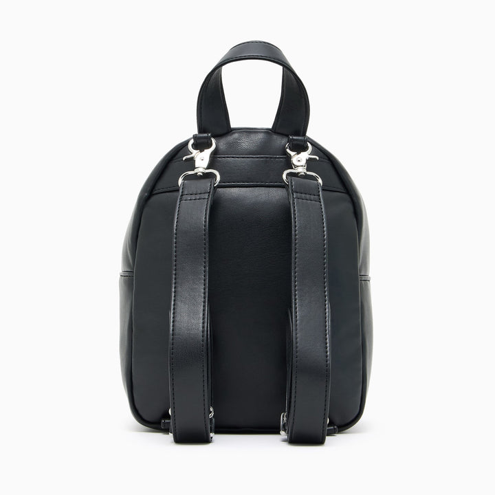 7W000549 AF19109 - Zaini - Mini - Donna - EMPORIO ARMANI - WINTER MIX - Nero - Pelle - Glamour - Look Chic - Sportivo - Bretelle - Accessorio Autunno Inverno