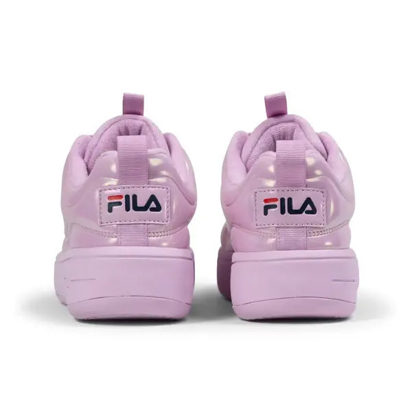 FFW0592 - Scarpe - Fila - Modello - CHUNKY/CASUAL - Design Retrò-Sportivo - Tomaia In Pelle Sintetica - Rosa - Outfit Casual/Streetwear